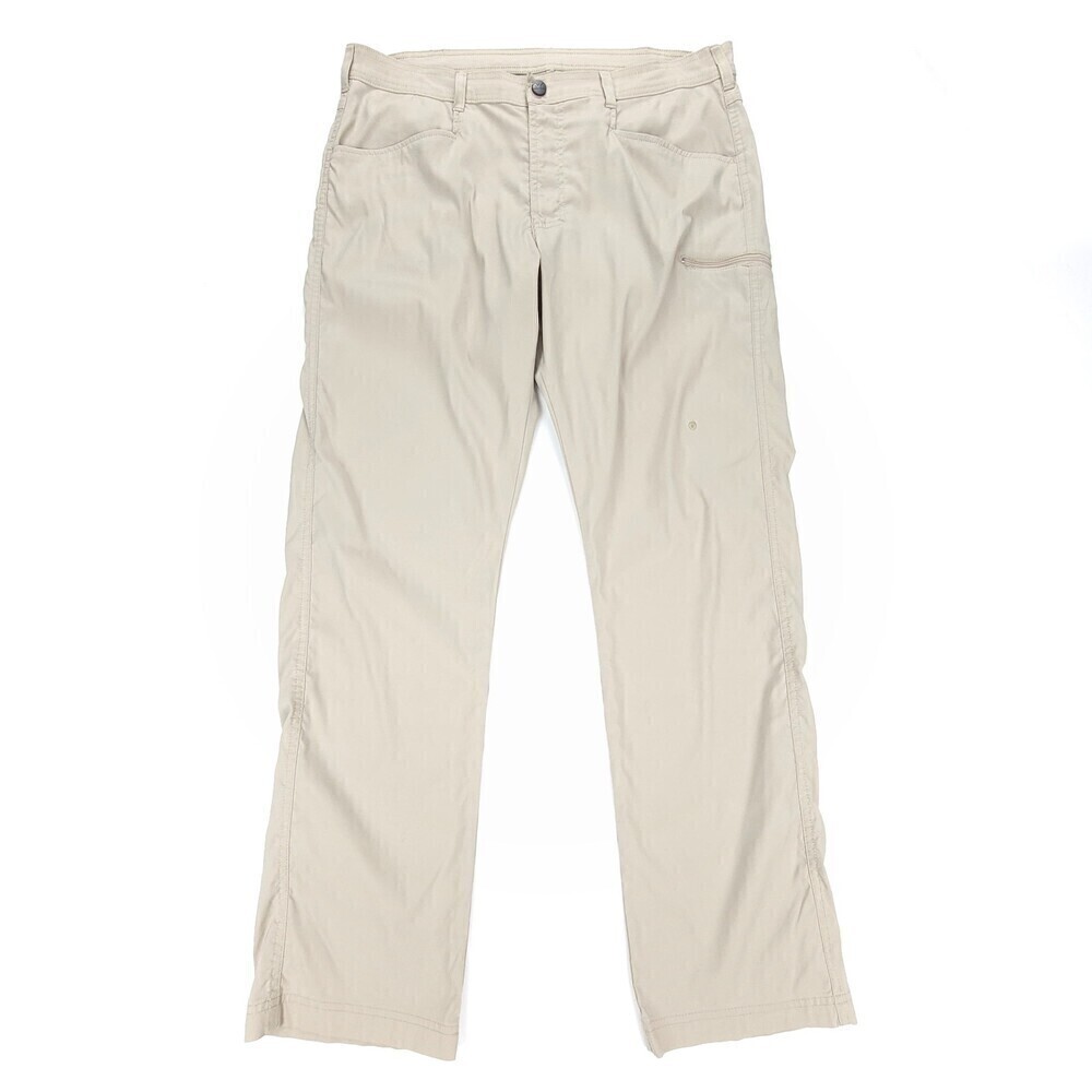 WRANGLER Atg Performance Utility Pants UV Nylon Cargo Pocket Mens 34 Stone